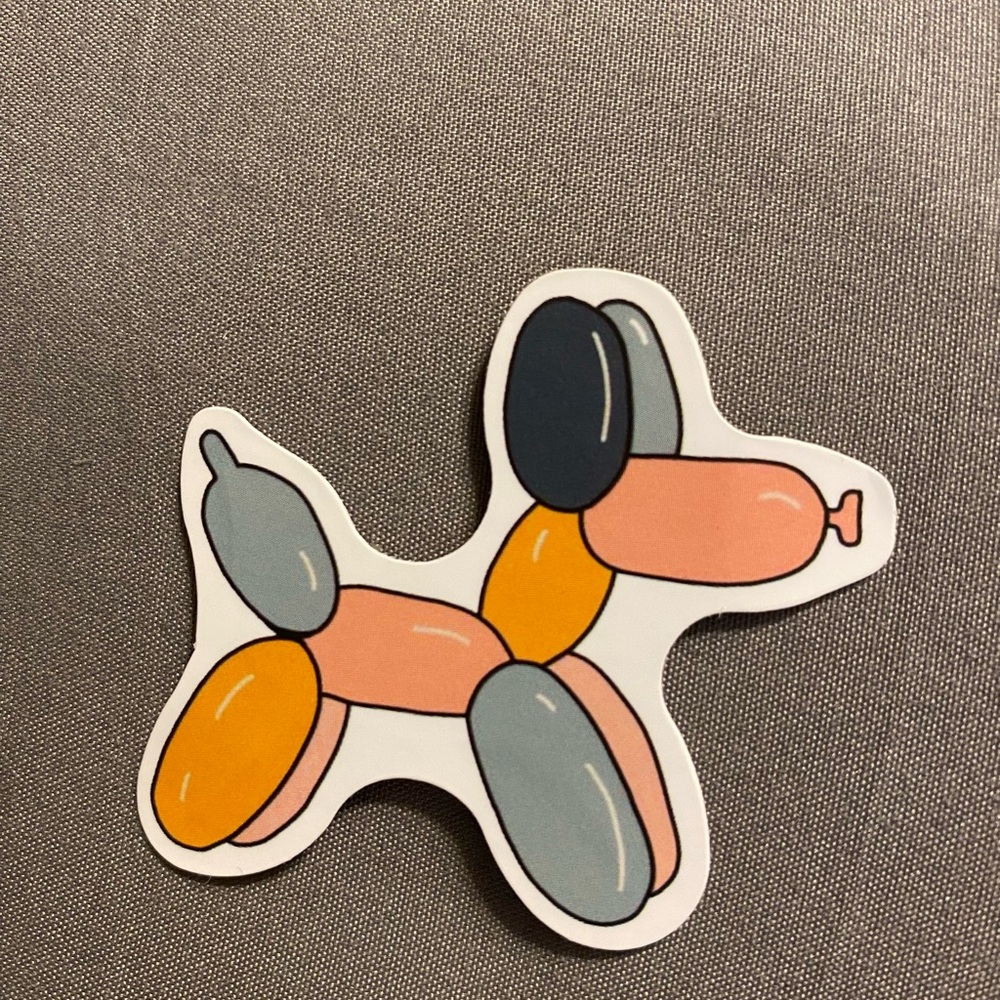 🌈20/$5🌈 Balloon Dog Sticker